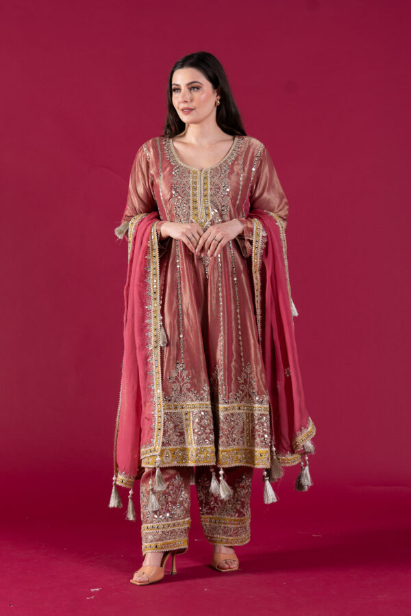 Mantabi premium luxe collection 3 piece anarkali suit - Image 2