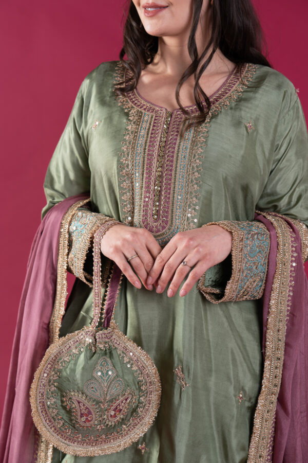 Sandali premium luxury embroidered shalwar suit - Image 5