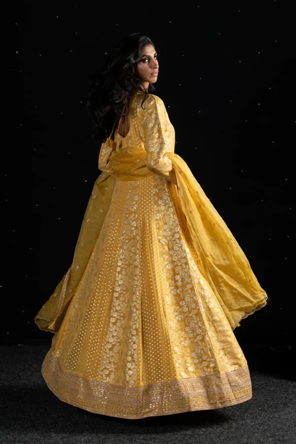 Luxury 2 piece banarsi gown - Image 3