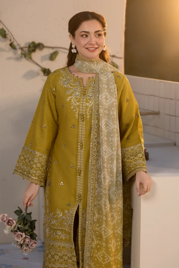 Janaan deluxe Eid 2025 3 piece jacquard collection - Image 5