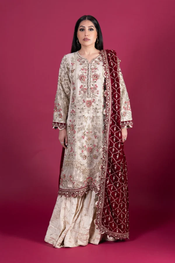 Luxury 3 piece Maria B sharara collection - Image 2