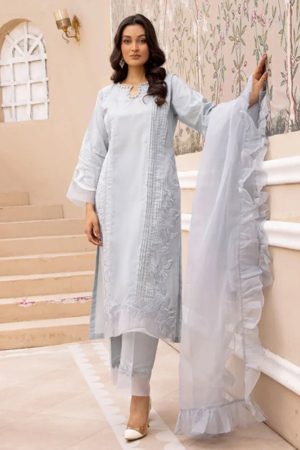 Deluxe 3 piece mother and daughter Eid collection 2025 - Image 2