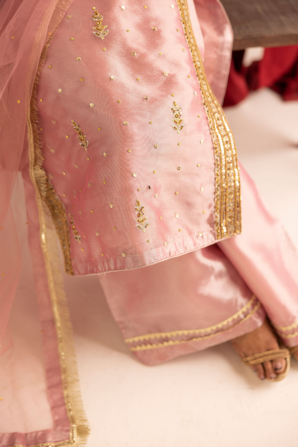 Emre collection 3 piece raw silk embroidered suit - Image 6