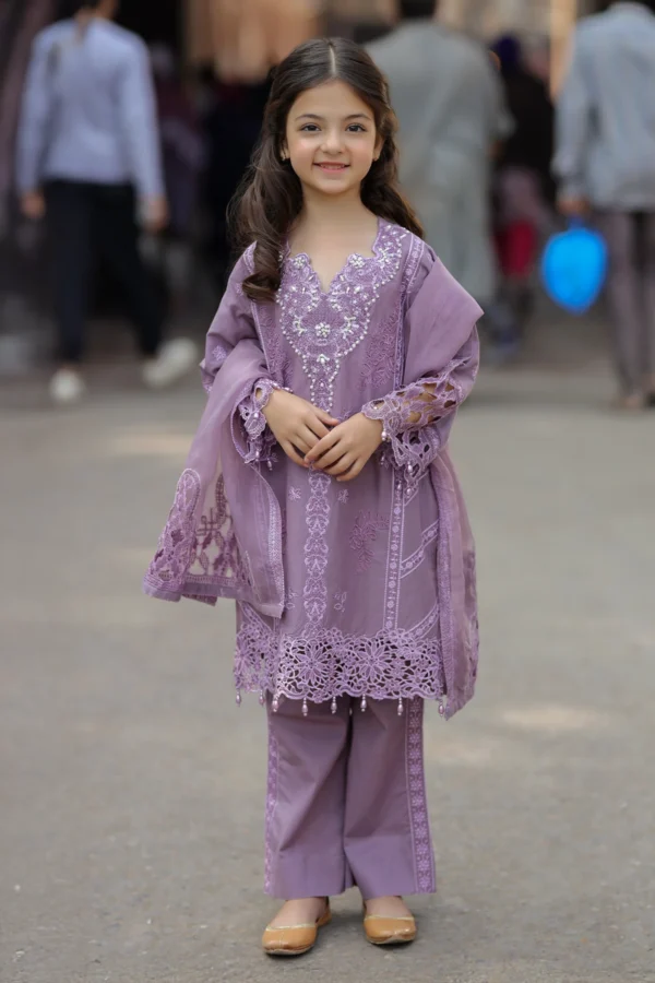 Bazar Kahani Eid 2025 3 piece elegant daughter's suit - Image 2