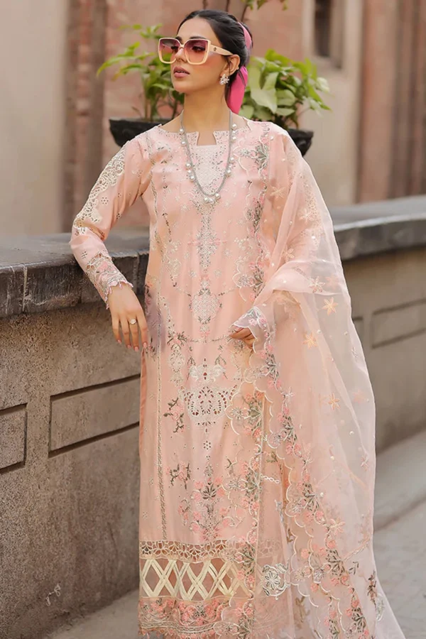 Bazar Kahani Eid 2025 3 piece delicate mother's suit - Image 3