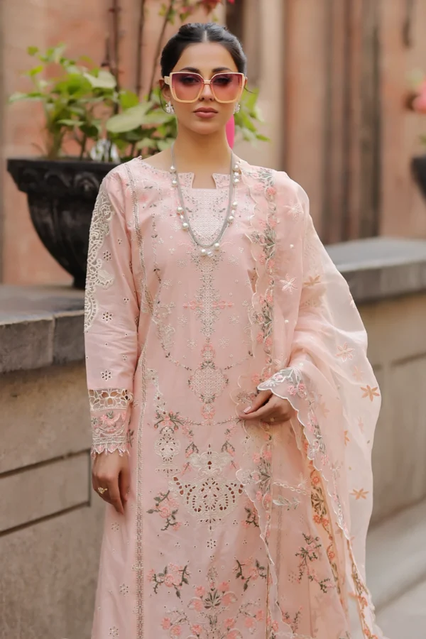 Bazar Kahani Eid 2025 3 piece delicate mother's suit - Image 5