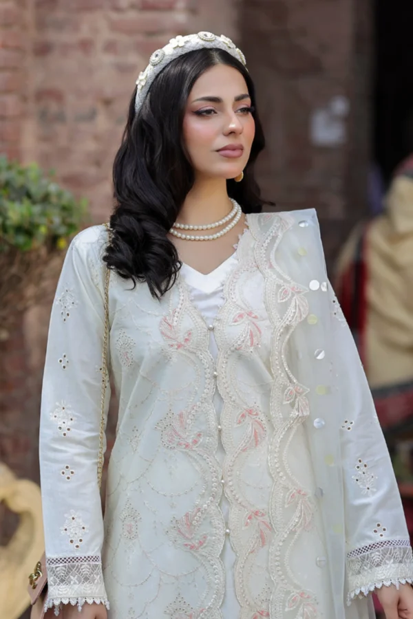 Bazar Kahani Eid 2025 3 piece luxury mother’s suit - Image 4