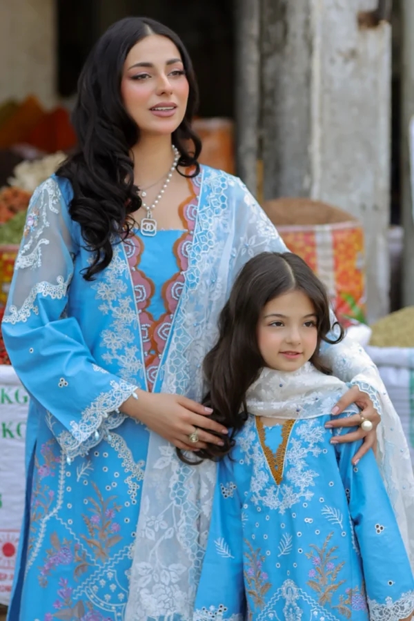 Bazar Kahani Eid 2025 3 piece graceful daughter's suit - Image 4