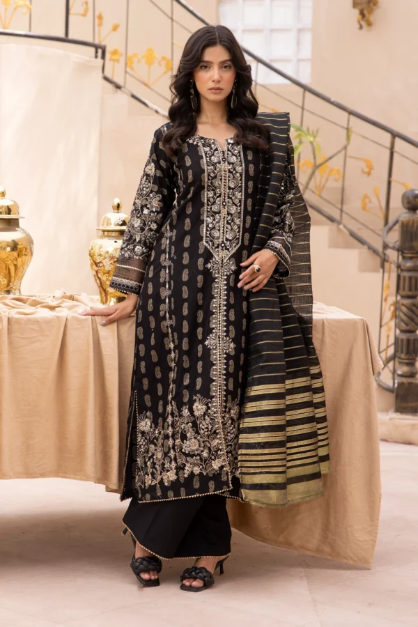 Duaa Nur Eid 2025 3 piece premium lawn collection - Image 3