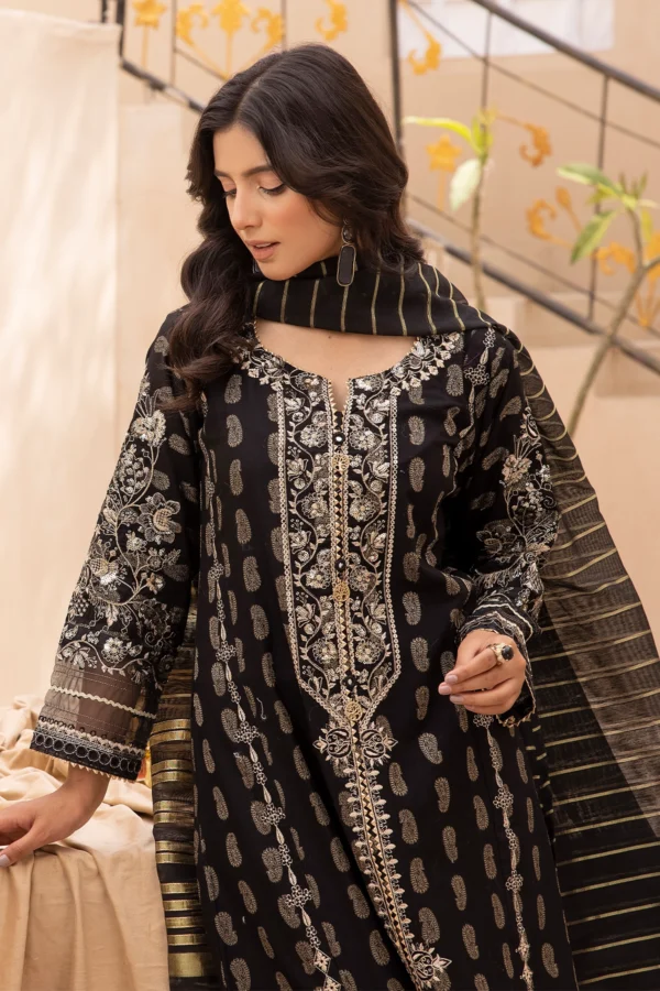 Duaa Nur Eid 2025 3 piece premium lawn collection - Image 5