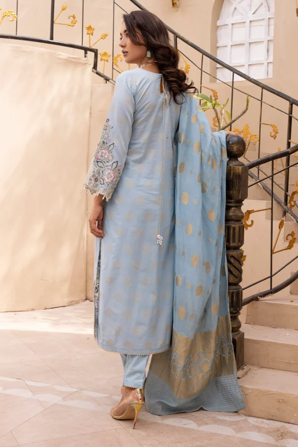 Duaa Nur Eid 2025 3 piece graceful lawn collection - Image 3