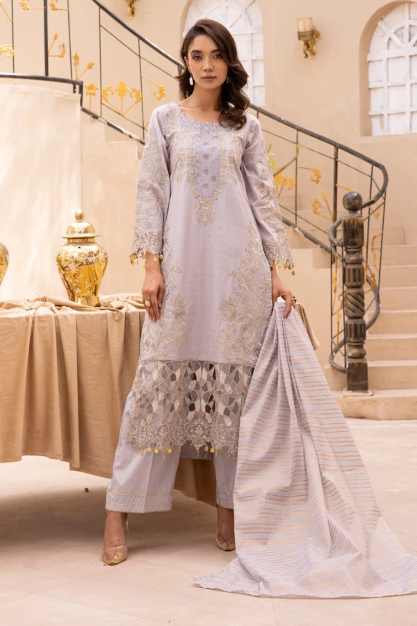 Duaa Nur Eid 2025 3 piece premium elegant collection - Image 2