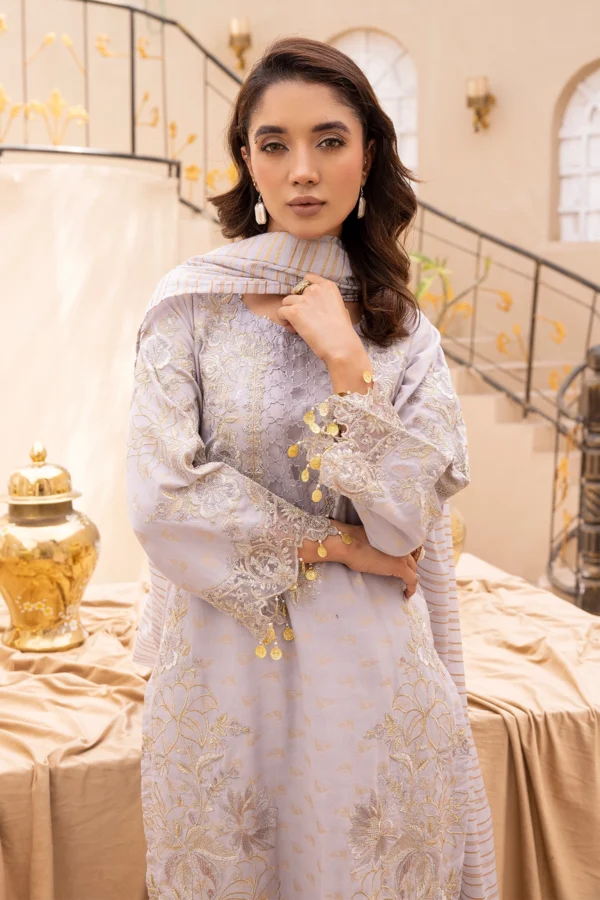 Duaa Nur Eid 2025 3 piece premium elegant collection - Image 4