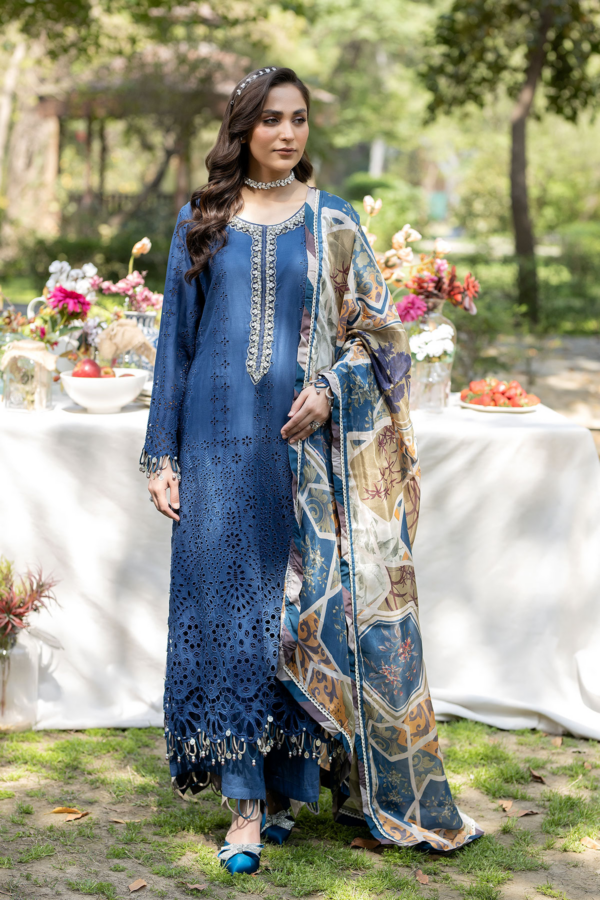 Ivana 3 piece chikan kari embroidered lawn collection