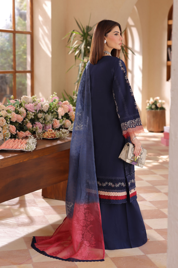 Lamhey Eid collection 3 piece casual embroidered suit - Image 3