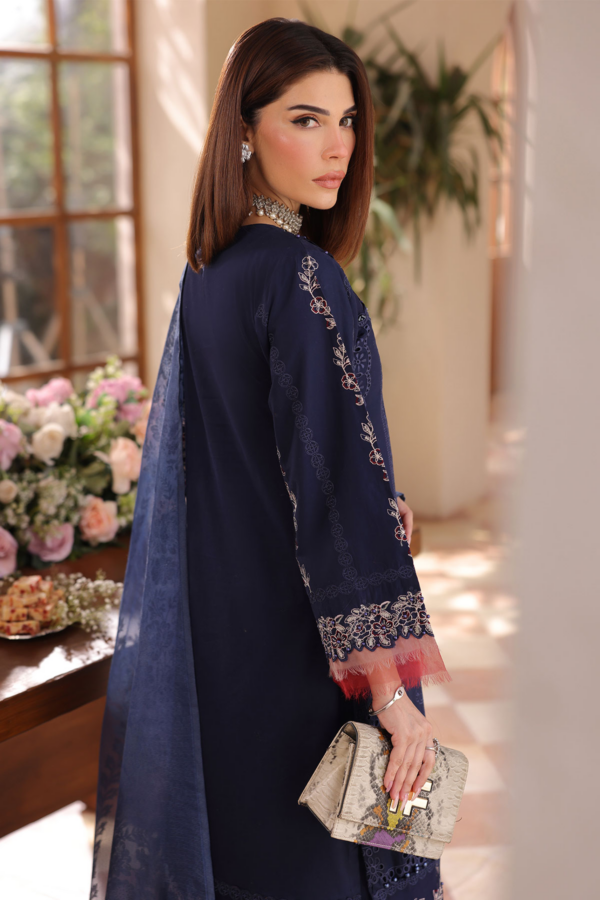 Lamhey Eid collection 3 piece casual embroidered suit - Image 6