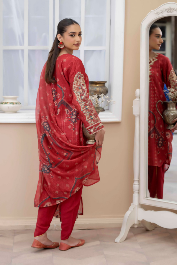 Elle Eid collection 3 piece digital printed suit - Image 2