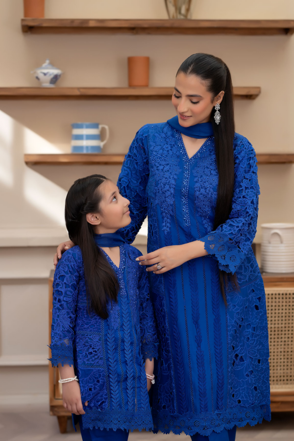 Ashi Eid collection kids 3 piece mother and daughter suit