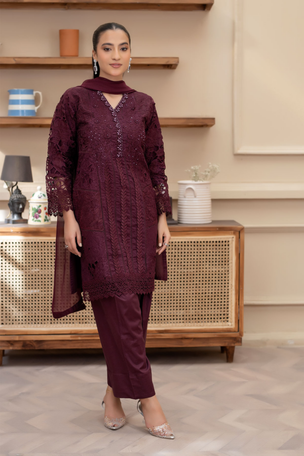 Ashi 3 piece embroidered mother and daughter collection - Image 3