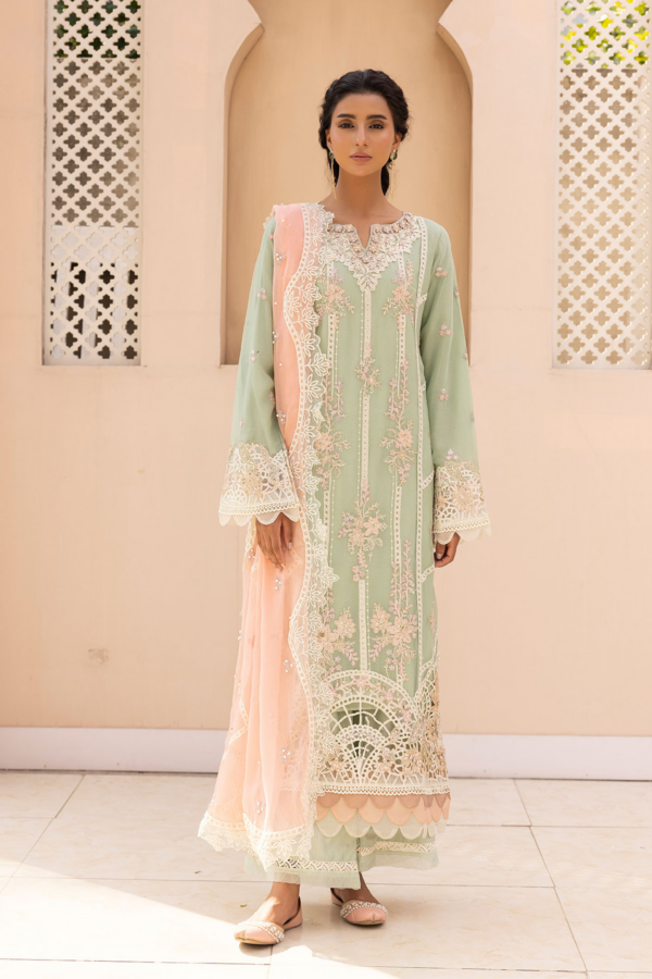 Kashish luxury Eid collection 3 piece embroidered suit