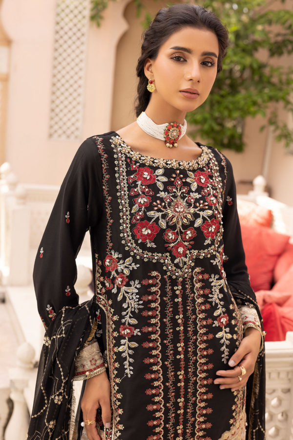 Kashish luxury Eid collection chiffon 3 piece suit - Image 6