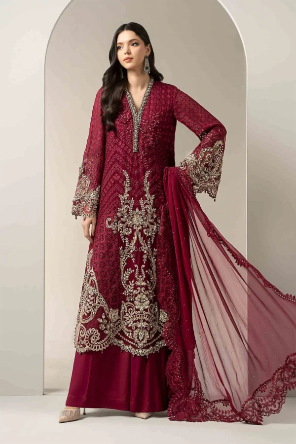 Murraya wedding lux collection 3 piece embroidered suit