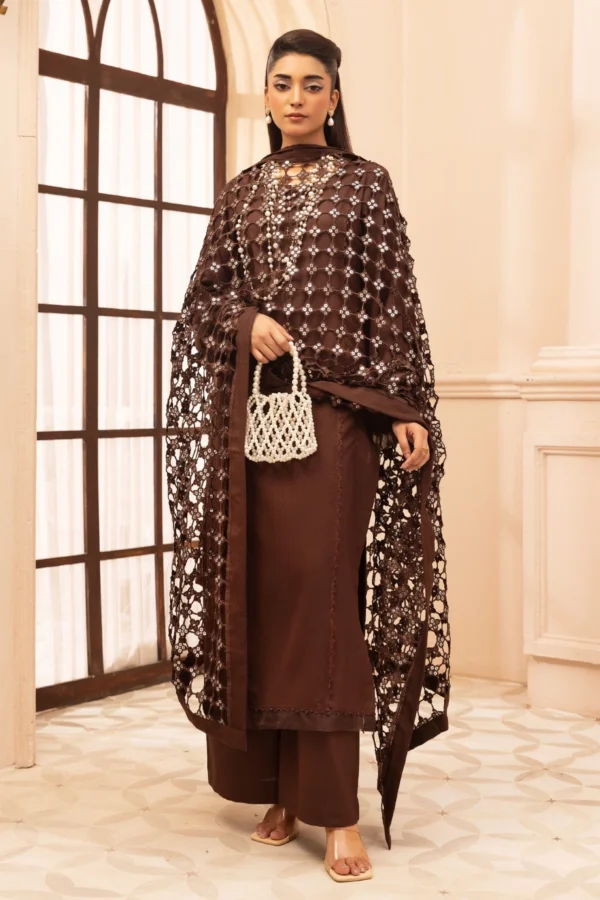 Iona premium collection dhanak embroidered suit