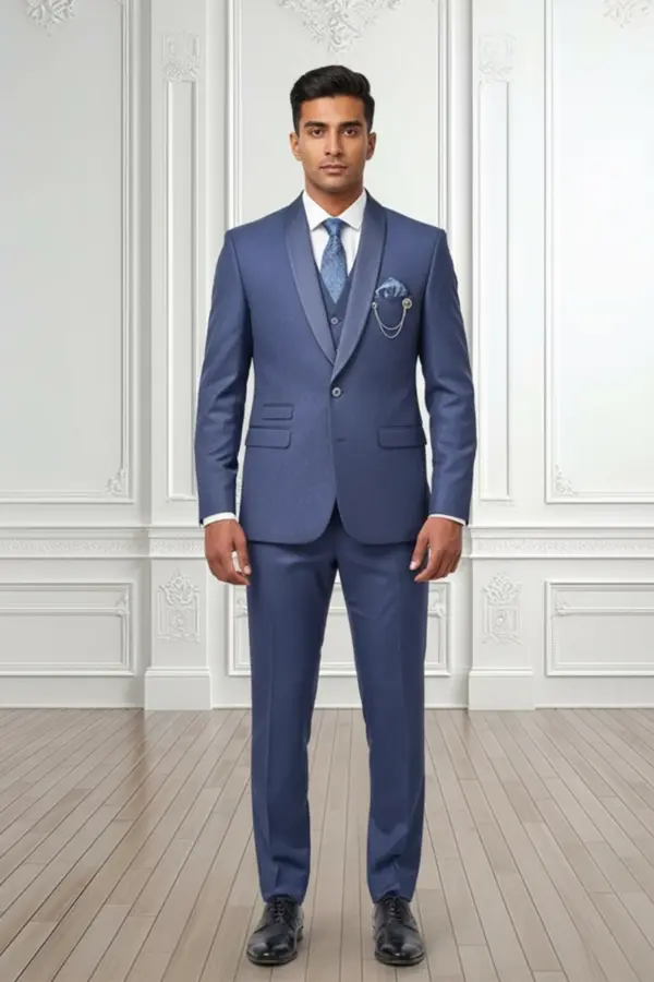 Men's prince coat with pants - Navy, 42