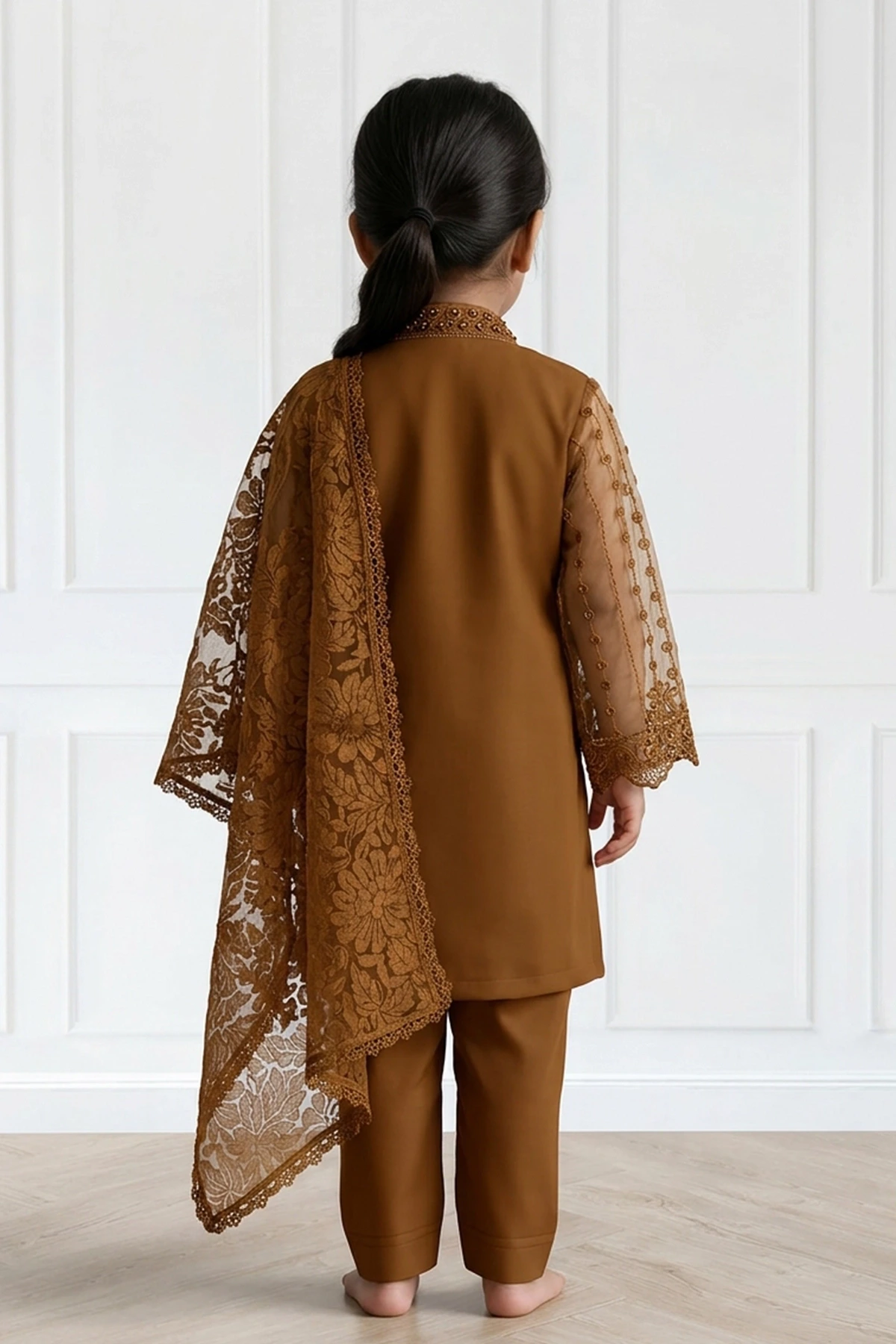 Ivana Eid luxury kids collection 3 piece embriodered suit - Image 2