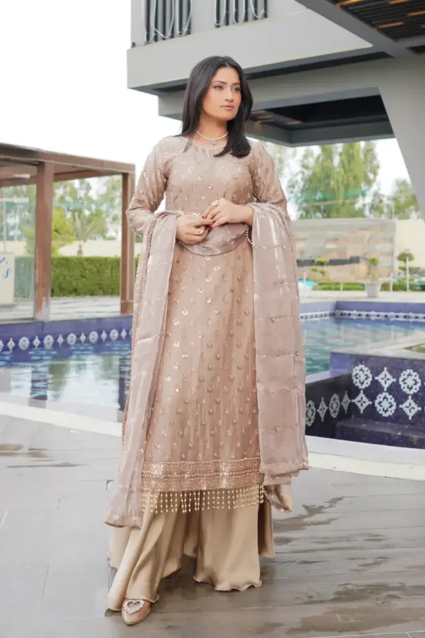 Maya premium sheesha silk plazo collection - White, X - Large