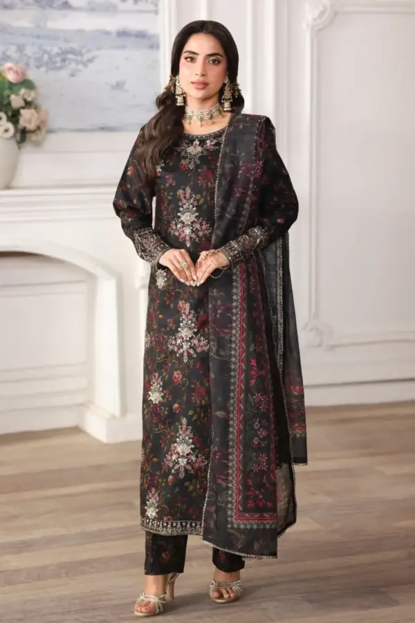 Aabroo summer lawn Eid collection printed suit