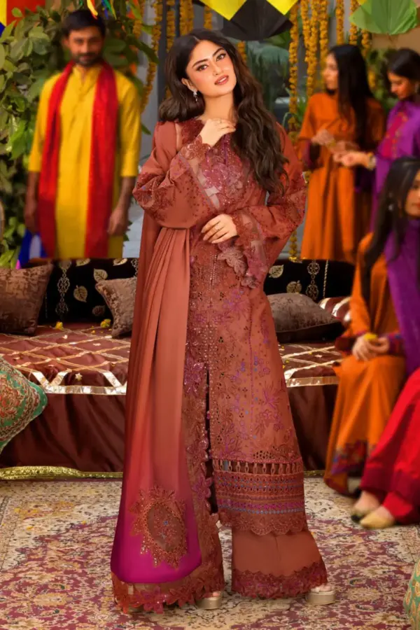 Ivana luxury collection jade 3 piece embroidered suit - RTORNG, X - Large