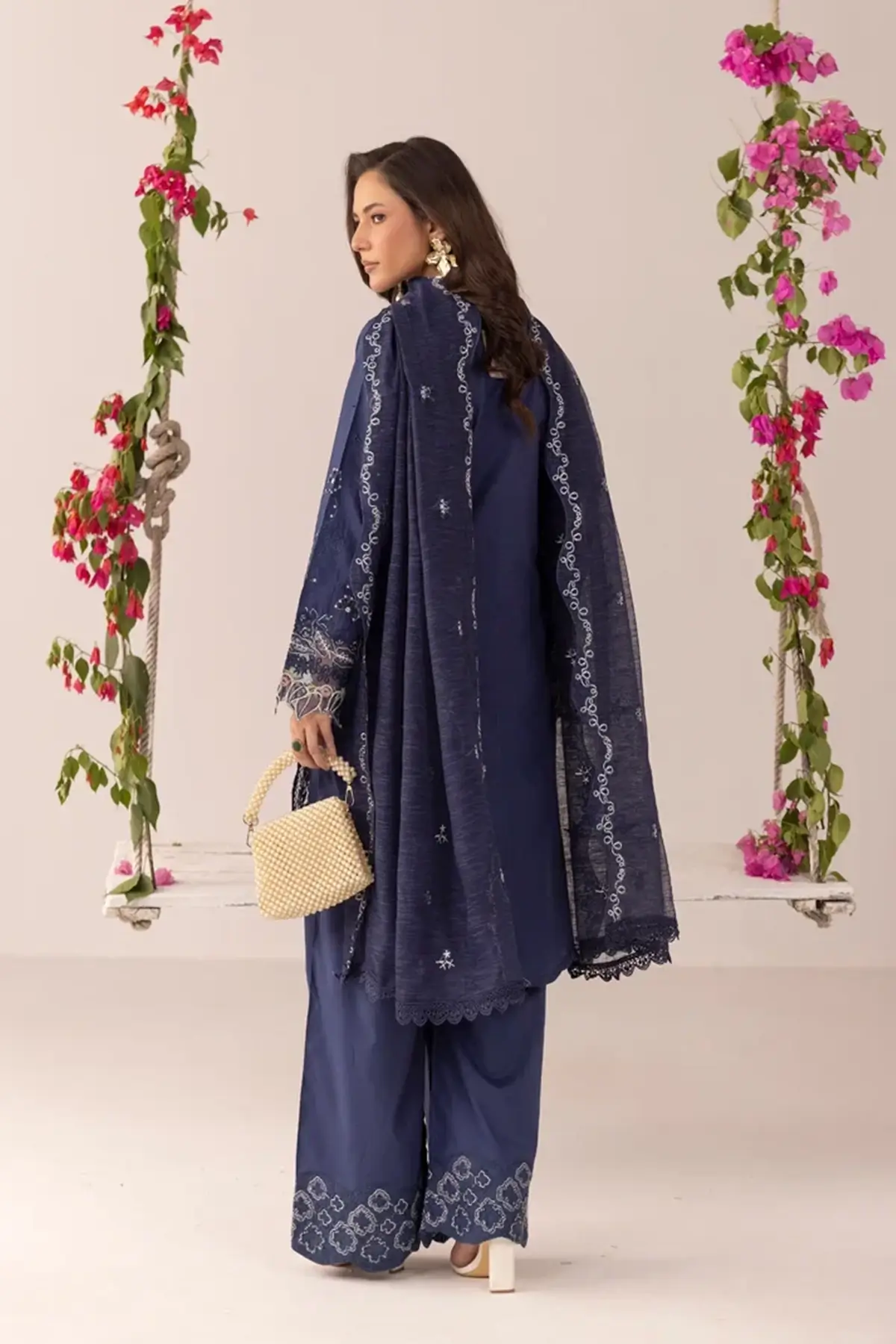 Ruby Shiffonz collection 3 piece embroidered Eid suit - Image 2
