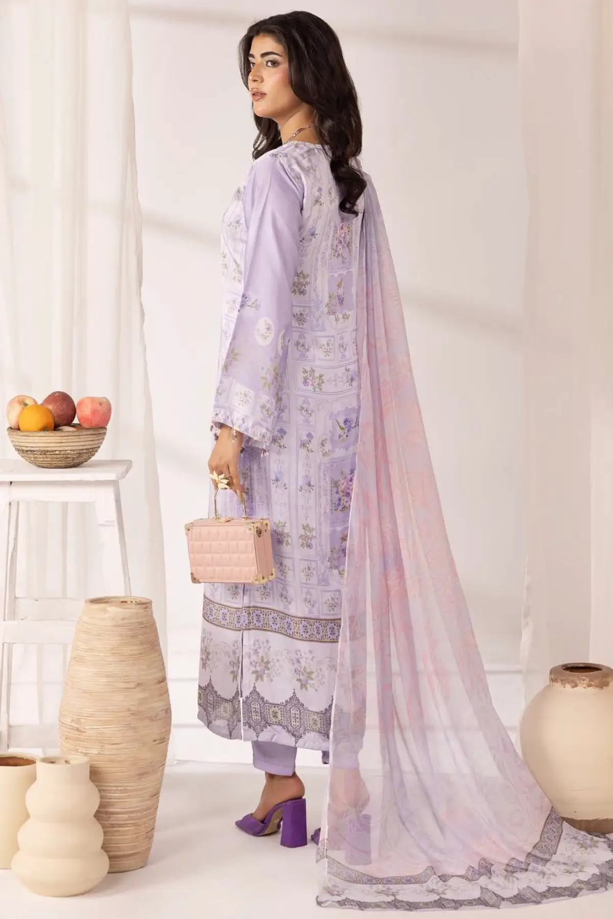 Marium premium collection 3 piece lux printed suit - Image 3