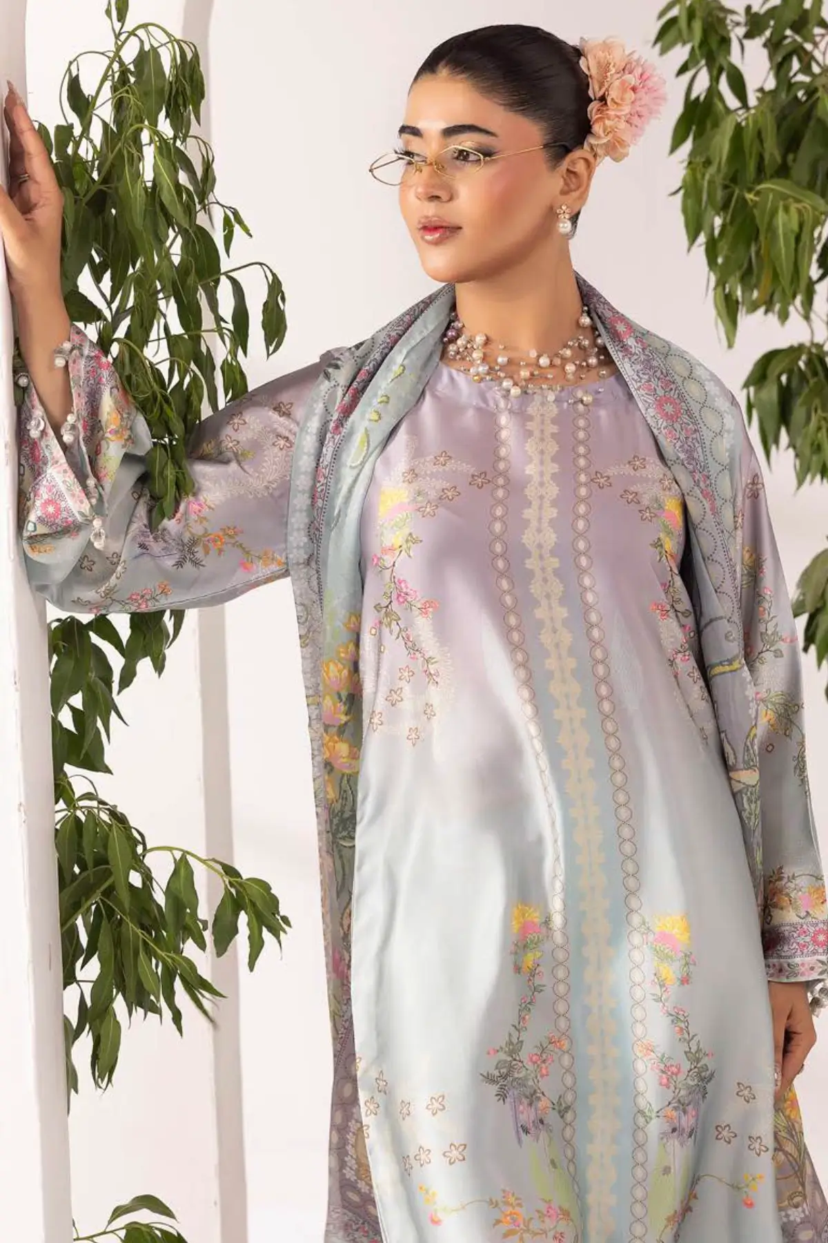 Marium premium lux collection 3 piece printed suit - Image 4